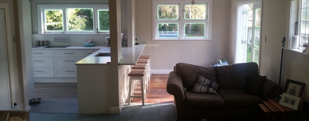 Kitchen renovation by straight Edge Building