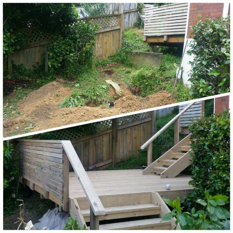 New deck and stair cases complete